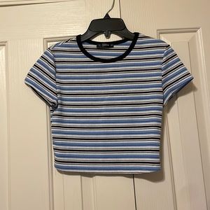 Striped crop top
